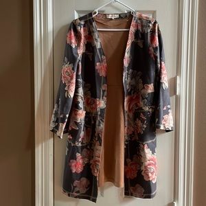 Anthropologie Solitaire Floral Jacket, Size Small